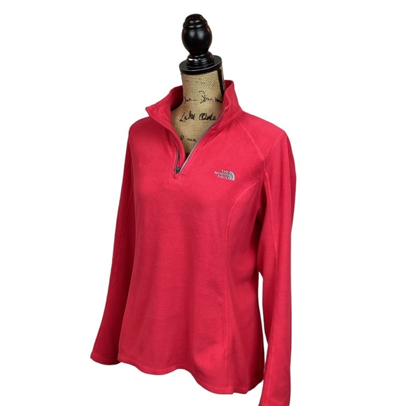 The North Face Fleece Pullover Coral Jacket - Picture 4 of 8